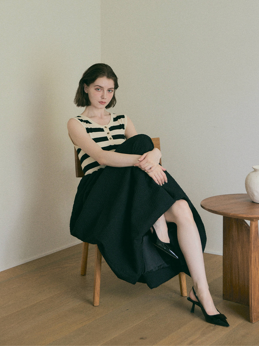 【8/6 OPEN】Border docking balloon dress