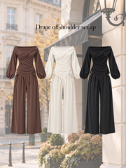 【9/24 OPEN】Drape offshoulder set up