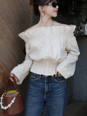 【4/16 OPEN】Bell sleeve off shoulder blouse