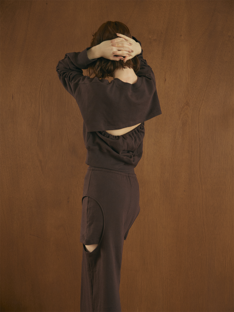 【10/1 OPEN】Moon cut sweat set up