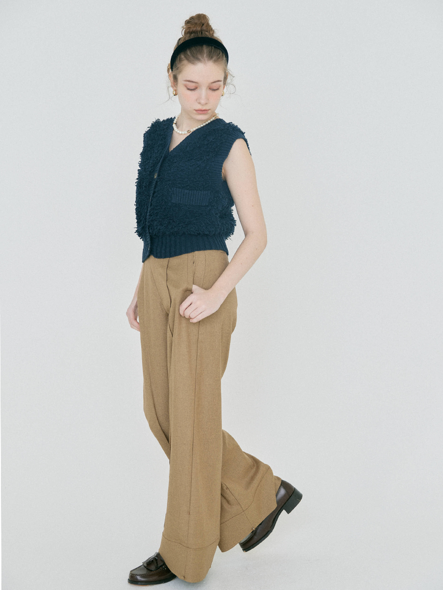 Poodle loopyarn gilet