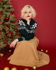 RC nordic knit cardigan