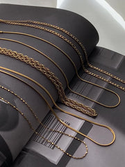 RC amulet snake chain necklace