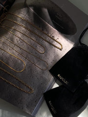 RC amulet snake chain necklace