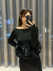【8/27 OPEN】Camellia frill knit tops