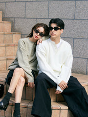 【12/18 OPEN】Unisex henley mochi knit