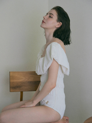 【6/18 OPEN】offshoulder balloon swimsuit