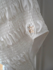 【6/18 OPEN】offshoulder balloon swimsuit